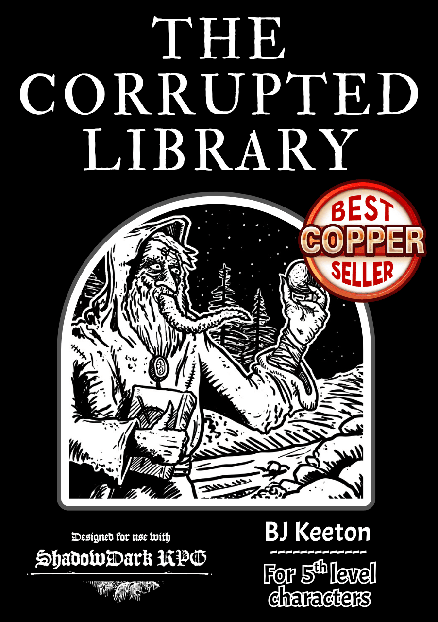 corrupted library copper shadowdark